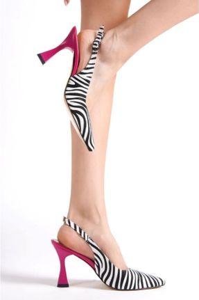 کفش پاشنه بلند کلاسیک صورتی زنانه PU پاشنه نازک پاشنه متوسط ( 5 - 9 cm ) کد 739146659