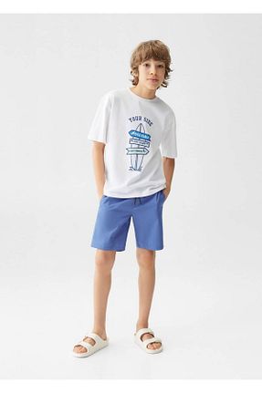 تیشرت سفید بچه گانه پنبه ای MANGO Kids - کد 684227914
