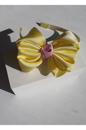 تاج زرد بچه گانه مخمل kalben accessories - کد 469940178