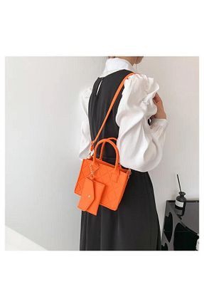 کیف پستچی نارنجی زنانه HARKO - کد 739678750