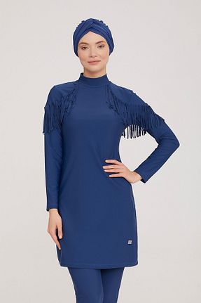 مایو حجاب سرمه ای زنانه ساده Remsa Mayo - کد 739908599