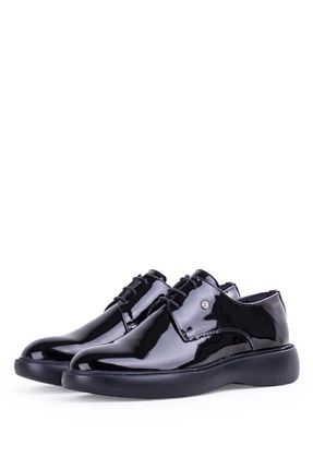 کفش کژوال مشکی مردانه چرم خالص Pierre Cardin - کد 739955853