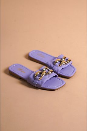 دمپائی بنفش زنانه پارچه ای munora butik - کد 739972019