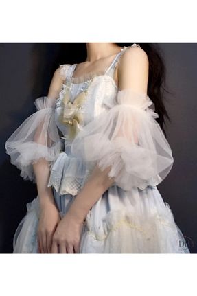 دستکش سفید زنانه پلی استر es moda shop - کد 739987299