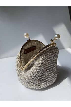 کیف مجلسی سفید زنانه SOFTSMİLE - کد 740221086