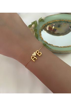 دستبند جواهر طلائی زنانه روکش طلا کد 740333391