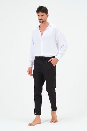 شلوار مشکی مردانه پلی استر RELAXL - کد 739485077