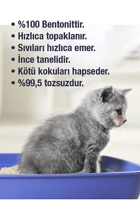 شن گربه Doğal/Bentonit Kumlar Kittylife - کد 739357646