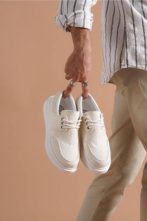 کفش کلاسیک سفید مردانه پاشنه کوتاه ( 4 - 1 cm ) پاشنه ساده کد 739610078