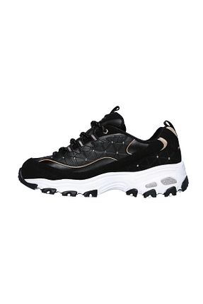 کفش اسنیکر مشکی زنانه بند دار Skechers - کد 739917638