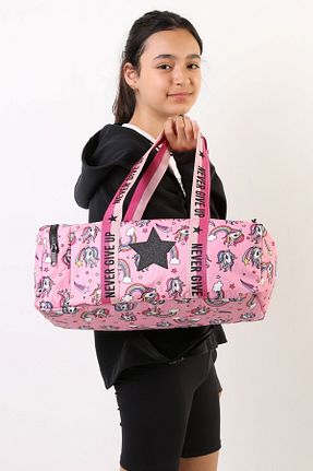 کیف اسپرت صورتی بچه گانه ابعاد بزرگ ICONE BAG - کد 303532859