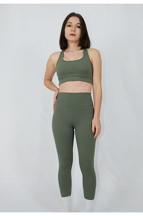 ست بالاتنه و پائین تنه خاکی زنانه بافتنی TASTORE - کد 464271913