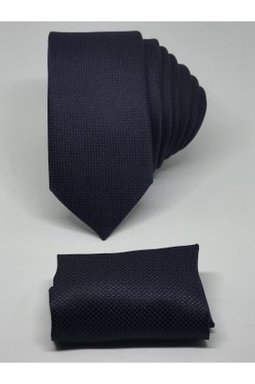 کراوات سرمه ای مردانه پارچه نساجی İnce کد 86822228