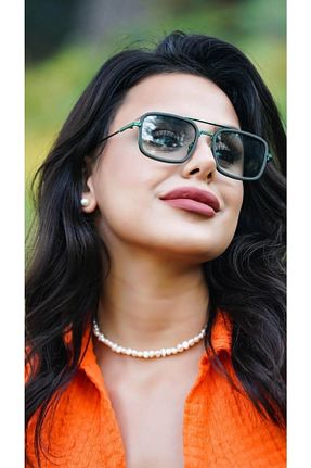 عینک آفتابی سبز زنانه UV400 LOOKUP NEW - کد 739481970