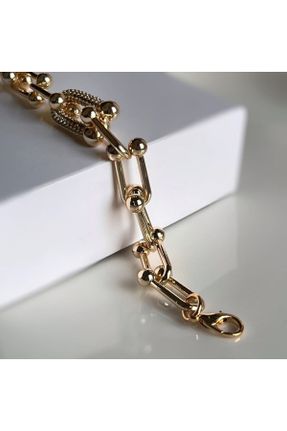 دستبند جواهر طلائی زنانه روکش طلا کد 689447960