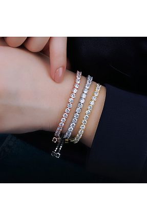 دستبند نقره زنانه 925 عیار 925KOLYE - کد 355025280