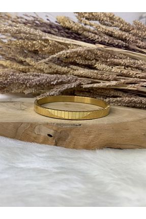 دستبند استیل (فولاد) طلائی زنانه استیل (فولاد) Kaeria Accessory - کد 740552853