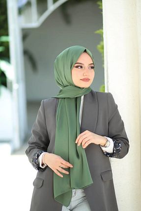 شال سبز زنانه پلی استر Şehr-i Şal İstanbul - کد 740737339