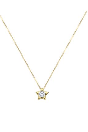 گردنبند طلا طلائی زنانه 14 عیار Glorria - کد 4269762