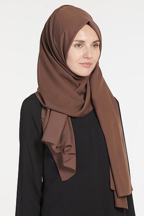 شال قهوه ای زنانه Medine İpeği Armine - کد 32434585