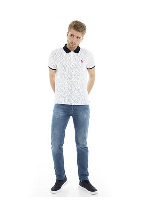 تیشرت سفید مردانه اسلیم فیت U.S. Polo Assn. - کد 32969020