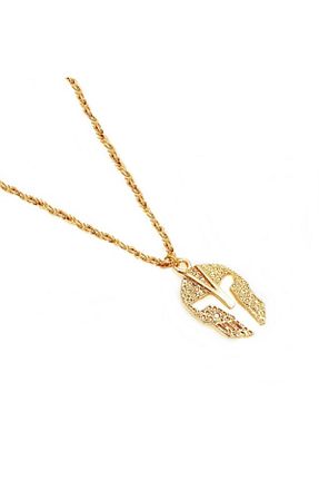 گردنبند جواهر زرد مردانه روکش طلا Bijustore - کد 35853594