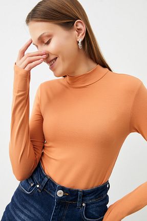 بادی صورتی زنانه یقه نیم ماهیگیر Yefrastore - کد 740793034