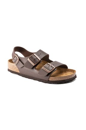 صندل قهوه ای مردانه پاشنه تخت Birkenstock - کد 39156399