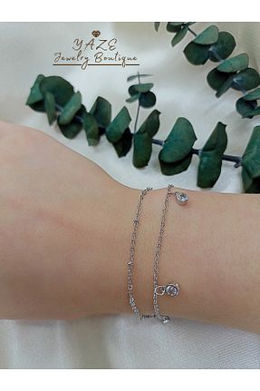 دستبند استیل (فولاد) زنانه استیل (فولاد) YazeJewelryBoutique - کد 741901285