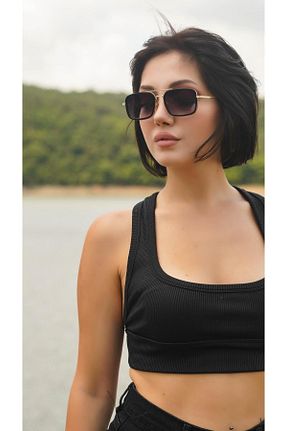 عینک آفتابی مشکی زنانه UV400 Angel Eyes - کد 93197311