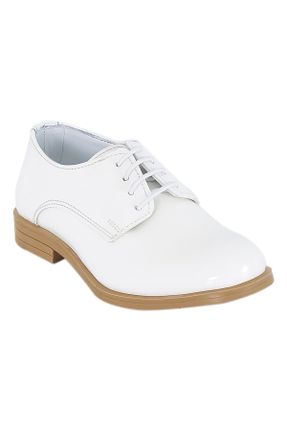 کفش آکسفورد سفید بچه گانه چرم مصنوعی پاشنه کوتاه ( 4 - 1 cm ) کد 737179886