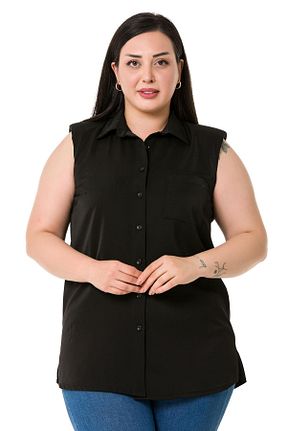 پیراهن سایز بزرگ مشکی زنانه سایز بزرگ DISENTIS MODEST - کد 741412853