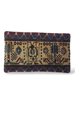 کوسن و روکش کوسن رنگی پشم Ottoman Pouffe - کد 741425595