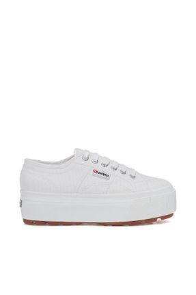 کفش اسنیکر سفید زنانه بند دار Superga - کد 702184222