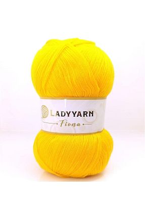 نخ بافندگی زرد Lady Yarn - کد 322435861