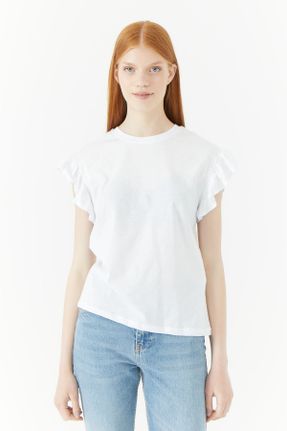 تی شرت سفید زنانه کد 741945521