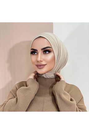 کلاه شنای حجاب بژ زنانه R&S modibone - کد 740793002