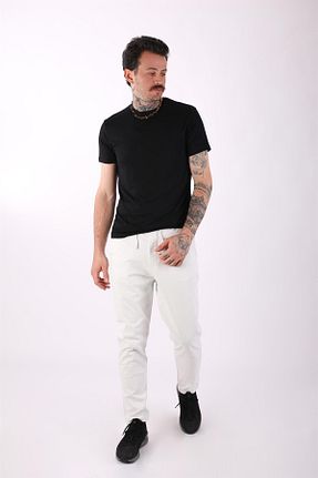 شلوار طوسی مردانه پارچه denimfield - کد 741461796