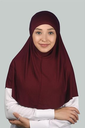 روسری زرشکی ساده Altobeh - کد 199492484