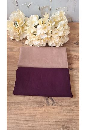 شال زرشکی زنانه پنبه ای Nilbutik - کد 741670521
