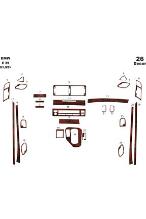 اکسسوری داشبورد خودرو Marscockpitdesign - کد 741304031