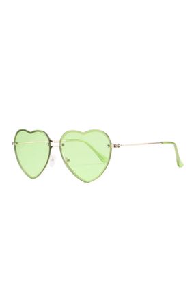 عینک آفتابی سبز زنانه 60 UV400 هندسی کد 741786534