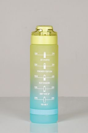 قمقمه ورزشی زرد پلاستیک Bottle Work - کد 741860183