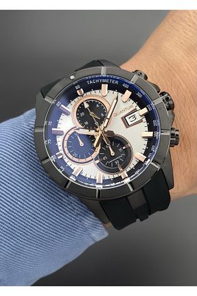 ساعت مچی مشکی مردانه 46 میلی متر Quantum - کد 741905220