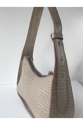 کیف دوشی قهوه ای زنانه چرم مصنوعی ÇAKIL COLLECTİON - کد 742127869