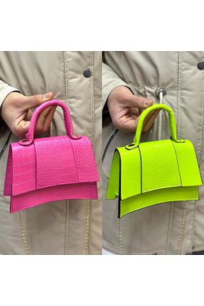 کیف دوشی صورتی زنانه چرم مصنوعی ESTUTE - کد 742157752