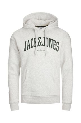 سوئیشرت سفید مردانه چاپی Jack & Jones - کد 742455666