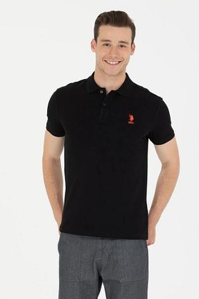 پولوشرت مشکی مردانه %100 پنبه U.S. Polo Assn. - کد 742675813