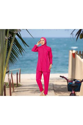 مایو حجاب صورتی زنانه Etnik Shopiolog - کد 742793083