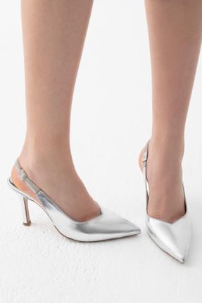 کفش مجلسی زنانه پاشنه نازک پاشنه متوسط ( 5 - 9 cm ) چرم مصنوعی کد 702260603
